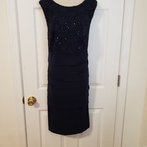 DressBarn Twist Lace Dress, new